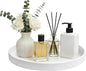 1 Pack 11" Bathroom and Vanity Tray, ABS Bathroom Counter Organizer, Coffee Table Decor for Perfume, Candles, Keys &More. Kitchen Countertop Organizer, Decorative Tray Soap Holder, White