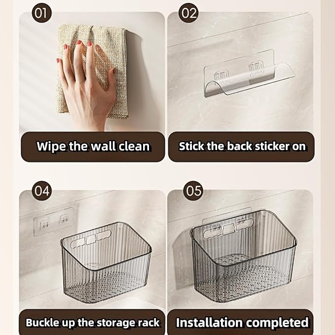 2 Pack Cabinet Door Organizer with back-mounted hook, Cabinet door Storage Holder Basket , Hanging cabinet organizer for Kitchen, Bathroom, Cabinet, Pantry, Office (2 Packs Gray)