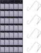 35Large Pockets Over The Door Shoe Organizer, Mesh Pockets Shoe Holder Rack, Capacity Shoe Hanging Storage，door shoe rack With 4 Metal Hook.