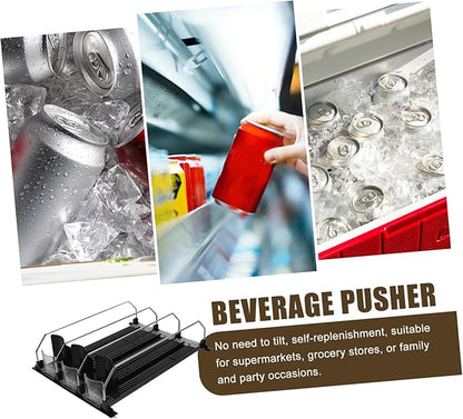 3pcs Beverage Propeller Pusher for Fridge Drink Organizer Can Dispenser