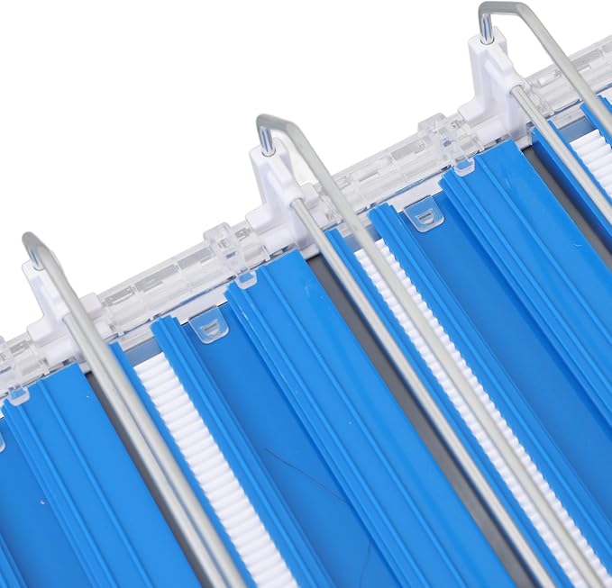5pcs Soda Can Organizer for Fridge, Automatic Can Holder Dispenser, ABS Fridge Can Holder, Self Pushing Drink Organizer, Beverage Containers for Refrigerator Kitchen(Blue)