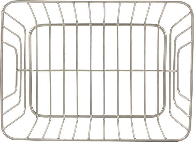 Spectrum Diversified Ashley Basket, Small, Satin Nickel
