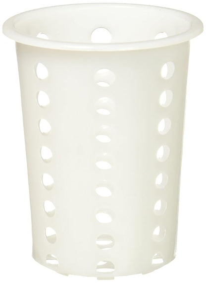 Winco Flatware Cylinder, Plastic White Medium