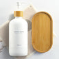 MaisoNovo Bamboo Soap Tray | Wooden Bathroom Soap Dispenser for CounterTop