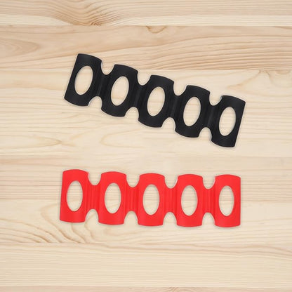 KICHOUSE 2pcs Silicone Wine Stacker - Beer Can Rack Bottle Stacking Mat Wine Holder Holder Rack To Stack Bottles Cans Beer Soda Red Black