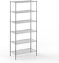 21" Deep x 42" Wide x 96" Height Wire Shelving Kit | 6-Tier | NSF Commercial Storage Rack Unit