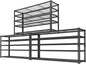 Storage Shelves Heavy Duty, 3 PCS 60" L x 24" W x 78" H Garage Wire Shelving Unit Loads 3300LBS, 5-tier Adjustable Metal Industrial Utility Shelf Rack for Kitchen, Laundry Room, Warehouse, Basement