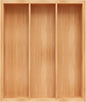 Unibambou Bamboo Utensil Drawer Organizer, Silverware Tray Organizer, Kitchen Drawer Organizer for Flatware Cutlery, (Natural, 3 Slots)