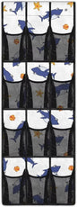 Cute Shark Shoe Organizer Over The Door for Living Room Mesh Fabric Door Hanging Shoe Organizer Easy to Install and Space Saving Wall Hanging Storage