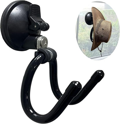 Pmsanzay Hat Rack, Acrylic Material, Suction Cup Hanger for Car & Truck, Hat Holder - No Falls Off - No Hat Damage