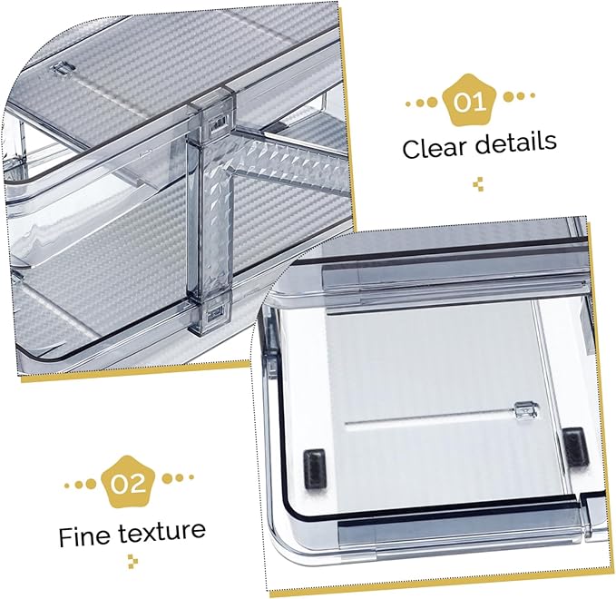 Double Tier Beverage Organizer Rack Rolling Soda Can Holder for Refrigerator Convenient Beer and Drink Dispenser Space-saving Storage for Kitchen and Pantry