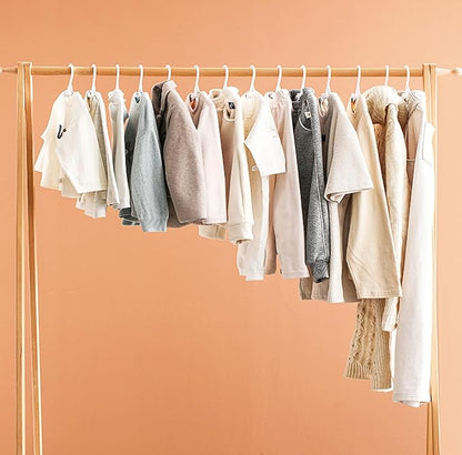 Baby Hangers,20pack White Kids Clothes Hanger, 11-14" Adjustable Infant Hanger, Non-Slip and Children Outfit Bear Hanger for Girl Boy Toddler Kids Child.
