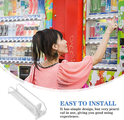 Unomor Beverage Dispenser Fridge Organizer Abs Plastic Drink Pusher for Coolers