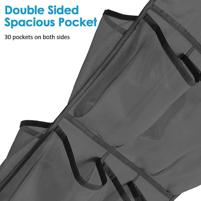 Hanging Shoe Organizer Large Capacity Shoe Holder Space Saving Storage Holder Hanger Versatile Over the Hanging Organizer Sturdy Mesh Pocket for Home
