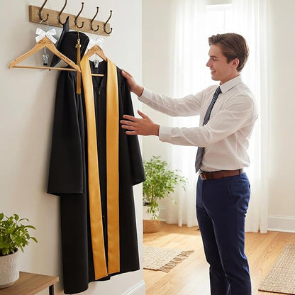Reallnaive Congrats Grad Hanger for Graduation Gown Sash Class of 2026 Graduation Gift School Grad Hanger Graduate Congratulation Ceremony Keepsake Favor