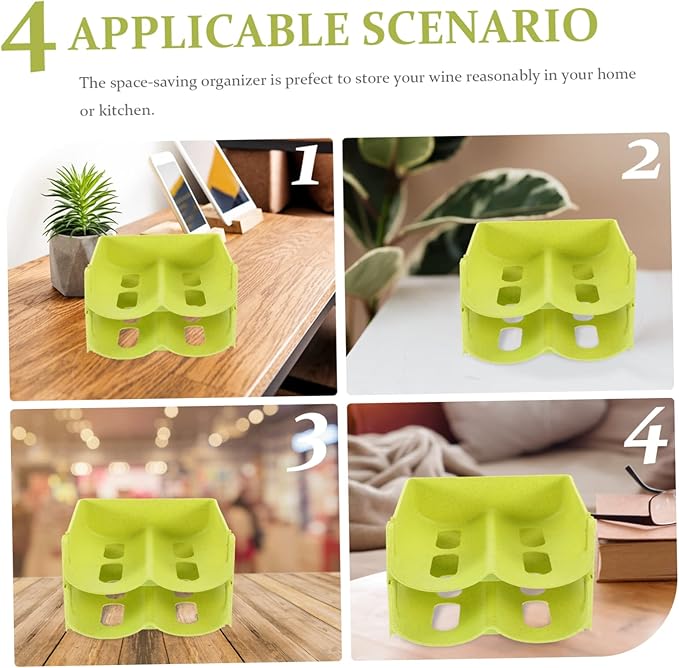 4pcs Stackable Can Organizer for Refrigerator and Pantry Storage Material Dispenser Rack Space-Saving Design for Beverages Soda and Wine