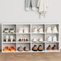 Aenuert 12-Cubby Shoe Rack, 3-Tier Wood Shoe Organizer, Multifunctional Shoe Organizer Bench for Entryway, Mudroom, Hallway, Closet,36.22 * 11.81 * 17.72 Inch,White
