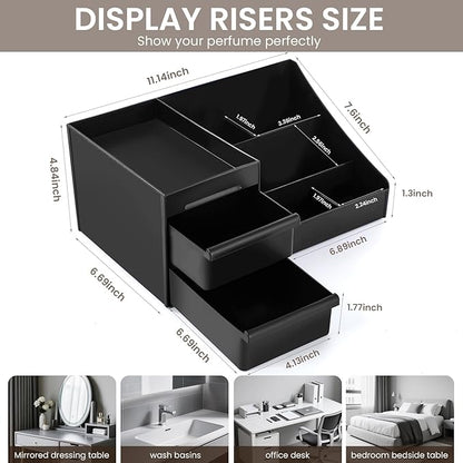 Mens Cologne Organizer, Bathroom Organizer, Perfume Tray, Perfume Stand, Dresser Organizer, Room Decor for Men, Dad Gifts, Gifts for Men