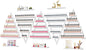 10PCS Metal Wall-mounted Nail Polish Storage Racks, Lorvain 5 Tiers White Triangular Display Rack Cosmetic Display Case Lipstick Perfume Wall Shelf Essential Oil Organizer for Home Spa Nail Salon Shop