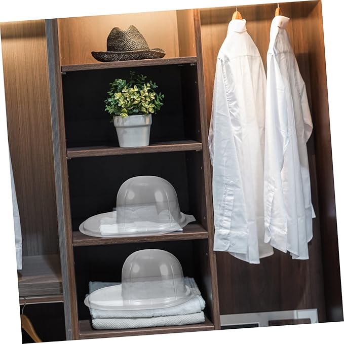 DOITOOL Baseball Cap Display Case, Transparent Plastic, 2 Pack