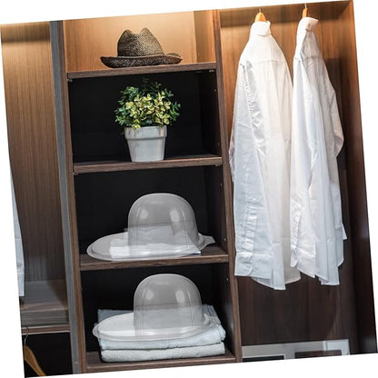 DOITOOL Baseball Cap Display Case, Transparent Plastic, 2 Pack