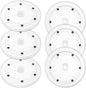 6PCS Small Lazy Susan 6 Inch, Transparent Acrylic Turntable for Cabinet Organization, 360 Degree Rotating Spice Rack for Kitchen, Fridge, Pantry & Bathroom Vanity