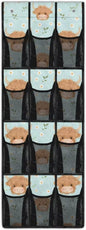 Plateau Cattle Over The Door Organizer Decor Nursery Storage with 12 Large Pockets,Nursery Organizers and Storage,Stable Spice Rack for Kitchen,Behind Door Bag for Bathroom,Bedroom