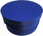 Sarah's Hat Boxes Classic Royal Hat Box – 18.5" x 9.5" (Dia. x Ht.) Handmade in USA – Odorless Non-Toxic Adhesive, Cording Handle – Premium Storage for Hats & Accessories