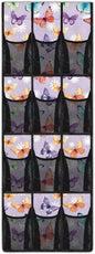 Butterfly Daisy Hanging Over the Door Shoe Organizer,Quick Dry Shoe Storage Hanging Bag,Over The Door Organizer,Small Hanging Shoe Rack for Closet,Stable Spice Rack for Kitchen