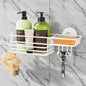 TAILI Shower Caddy Suction Cup with Hooks & Soap Holder, Heavy Duty Bathroom Shower Organizer, No Drilling Shelves for Inside Bathroom, Metal Storage Basket