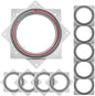 10 Pack Square Rotating Plate 500 lbs Capacity 6 Inch Lazy Susan Turntable Hardware Square Plate Bearings Swivel Plates for Serving Trays, 360° Chair, Cabinet, Craft Project