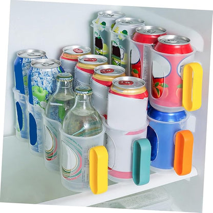 3pcs Fridge Stand Storage Soda Can Organizer Fridge Organizer Drink Dispenser for Can Dispenser