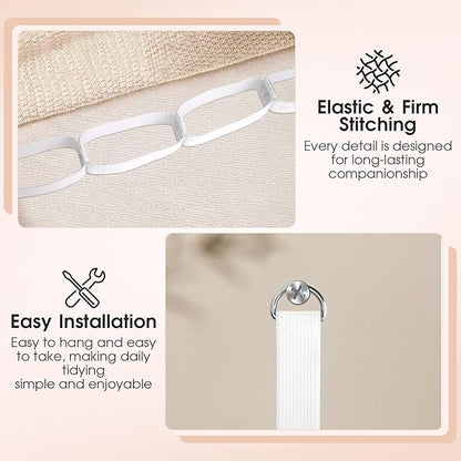 3 PCS Headband Holder Organizer for Girl，headband storage，Hanging Hairband Storage for Women，Headband organizer，White Hair Hoop Display Hair Accessories Organizer Bedroom College Dorm Decor ﻿