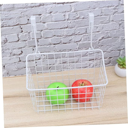 Healifty Hanging Storage Rack Cabinet Storage Basket Door Baskets Organizer for Office The Office