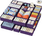 DIMJ Drawer Organizer Clothes - 20 Pack Closet Drawer Organizer Bins for Baby Clothes Storage, Fabric Dresser Organizer for Nursery Bedroom, Foldable Small Drawer Dividers for Underwear Socks