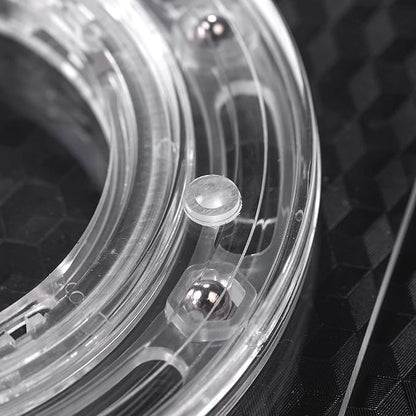 Cookie Turntable, 7" Clear Decorating Turntable With Acrylic Bearing Base and Non-Slip Mat, Helps Icing Cookies Faster & Better (Square)