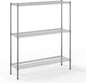 14" Deep x 48" Wide x 54" Height Wire Shelving Kit | 3-Tier | NSF Commercial Storage Rack Unit