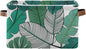Tropical Leaves Bin - Large Storage Basket for Home Office (15x11x9.5inch)