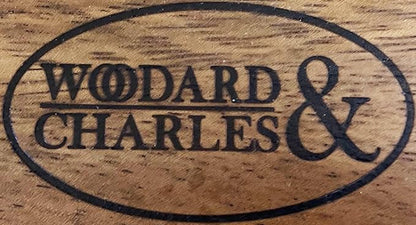 Woodard & Charles Round Lazy Susan Turntable with Stainless Steel Ball Bearing Mechanism (Black)