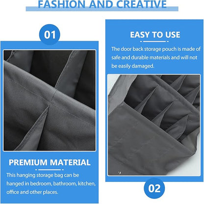 Alipis Storage Pouch Door Organizer Oxford Cloth Decorative Bag Multi-Functional Wall Storage