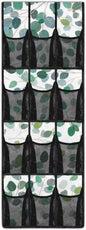 Leaves Over the Door Shoe Organizer,12 Large Breathable Mesh Pockets,Space Saving Hanging Storage Holder,Closet Rack Hanger Hangs on Closets for Shoes,Accessories,Home Essentials