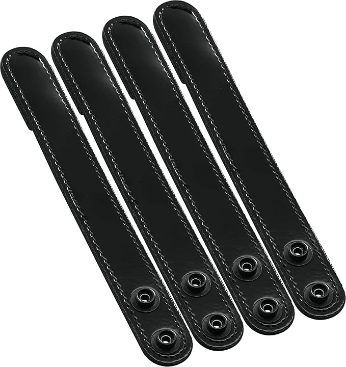Perfect Fit Shield Wallets Duty Belt Keeper with Double Snap Closure (Pack of 4)