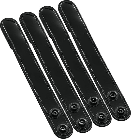 Perfect Fit Shield Wallets Duty Belt Keeper with Double Snap Closure (Pack of 4)