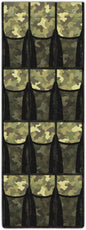 Camouflage Over the Door Shoe Organizer,Behind Door Shoes Hang Holder Rack,Hanging Shoe Storage Hanging Bag Storage for Small Spaces