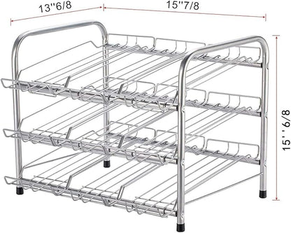 Can Organizer for Pantry, Can Rack Can Storage Dispenser for Canned Food (3 tiers)