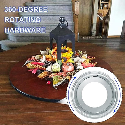 9 Pack 12" Lazy Susan Turntable Bearing Plate, Heavy Duty 1000lbs Load Capacity, Lazy Susan Turntable Ball Bearing for Rotating Table, Serving Tray, Kitchen Storage(Silvery)