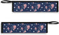 America Flag Reusable Cutlery Bag, Daisy Butterfly Chopstick Case without Chopsticks Travel Utensil Pouch, Flatware Carrying Case for Metal Dinnerware 11.8 Inch