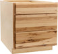 Quicklock RTA (Ready-to-Assemble) | Base Kitchen Cabinets - Shaker Style | Made in America (Rustic Hickory, 36" Wx34.5 Hx24 D 3 Drawer)