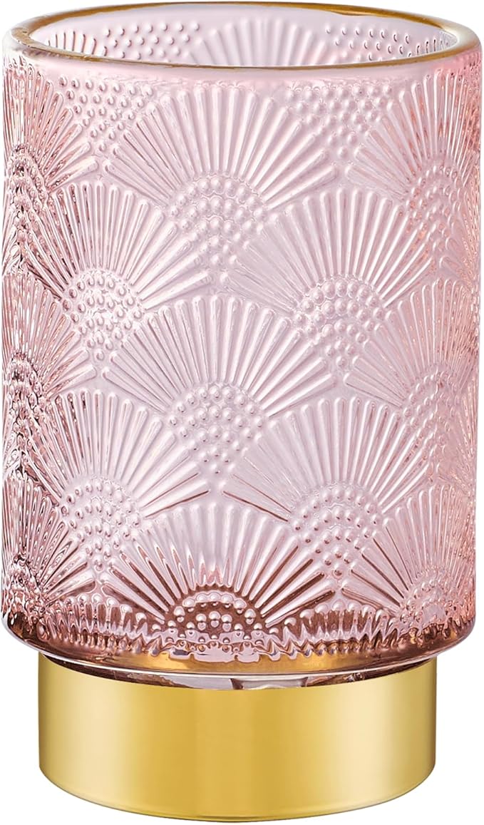 Makeup Brush Holder Organizer,Toothbrush Holders,Desk Pen Pencil Holder,Multifunctional Vintage Glass Brush Cup（A41-10-US）