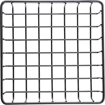G.E.T. WB-662-MG Square Metal Storage Wire Basket for Pantry, Produce and More, 6" x 6" x 2"